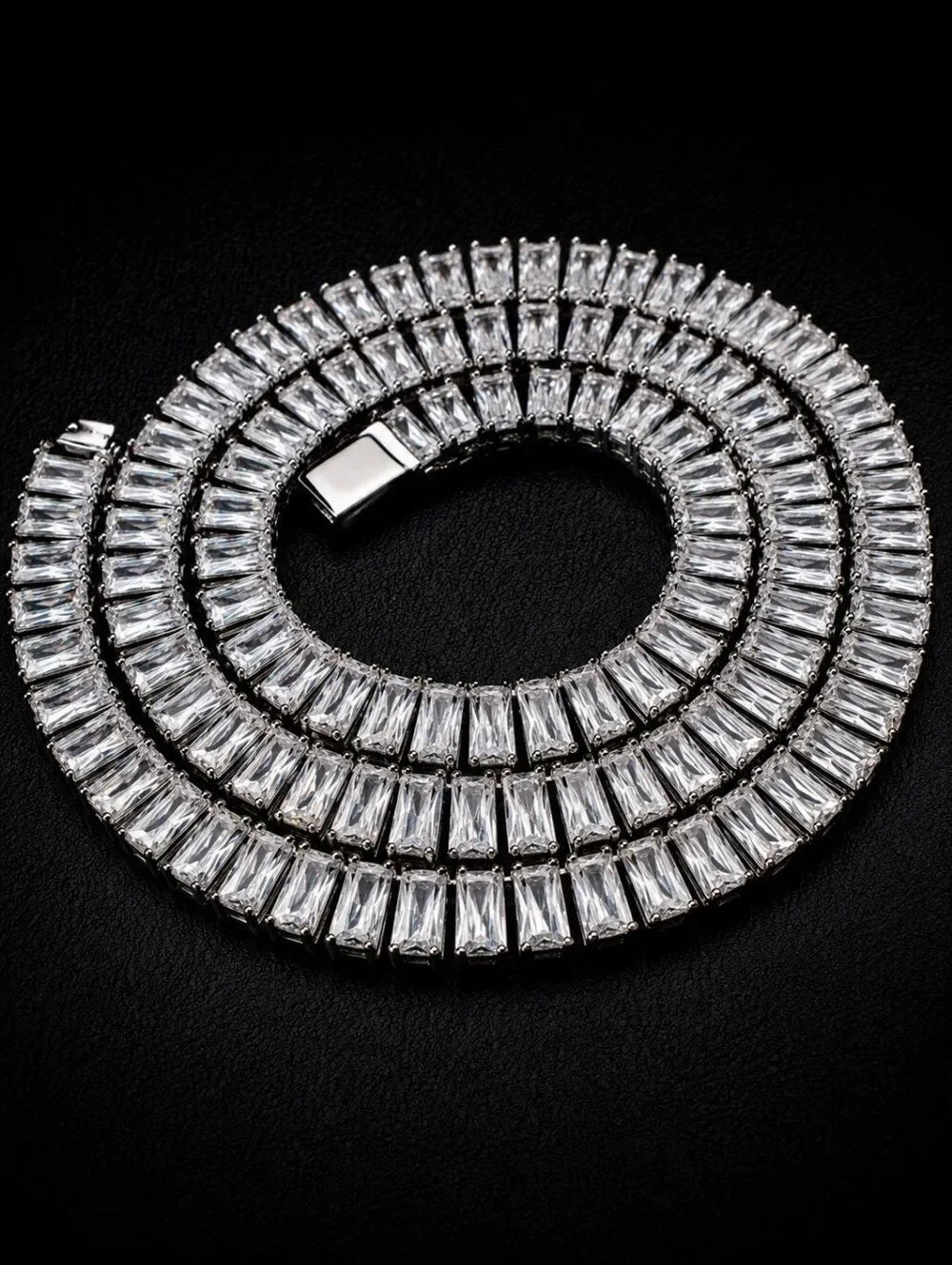 Baguette Tennis Necklace